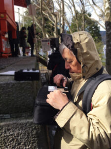 瀬尾育弐常務理事 平成30年2月13日 箱根九頭龍神社月次祭